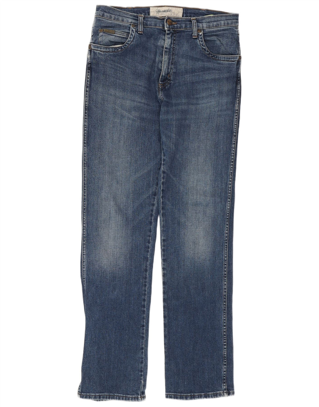 Ανδρικό τζιν WRANGLER ίσιο W32 L33 Μπλε βαμβακερό