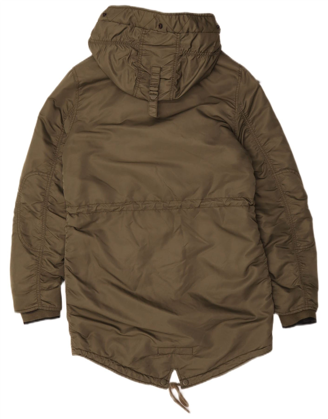 Superdry γυναικείο μπουφάν Parka με κουκούλα UK 10 Small Green Polyester