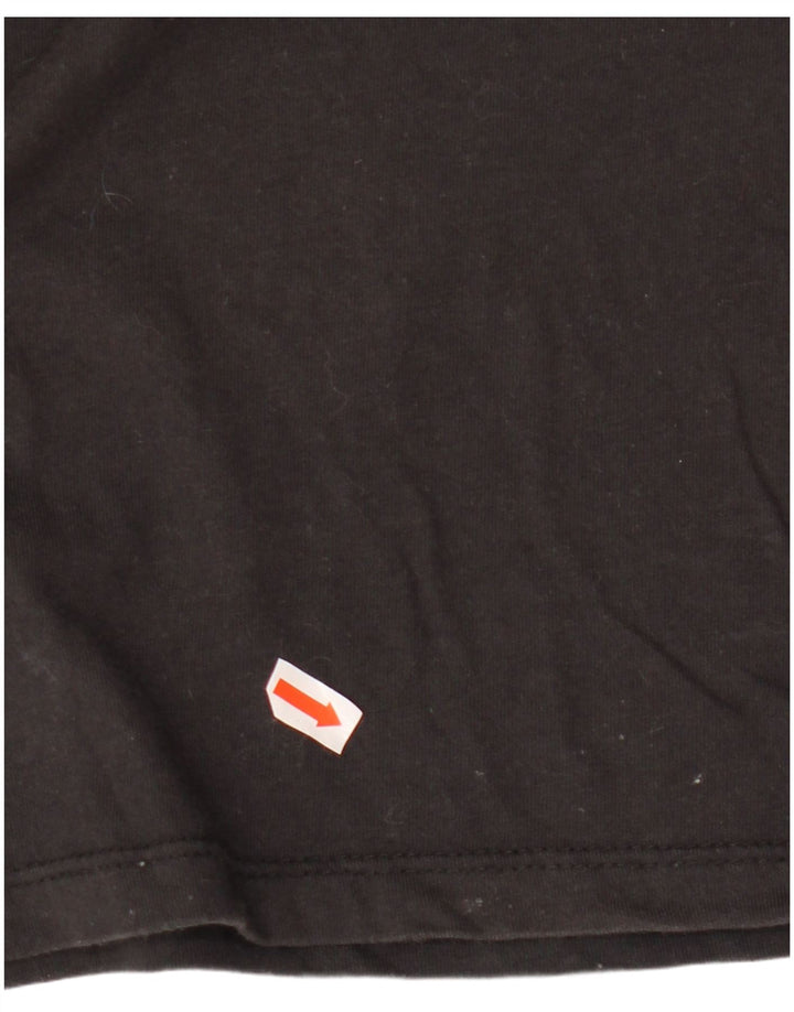 LEVI'S Γυναικείο T-Shirt Top UK 6 XS Μαύρο