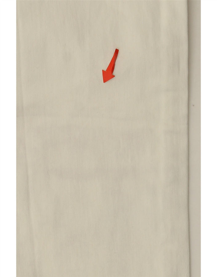 Versace Γυναικείο Slim Jeans IT 44 Medium W32 L31 Λευκό βαμβακερό