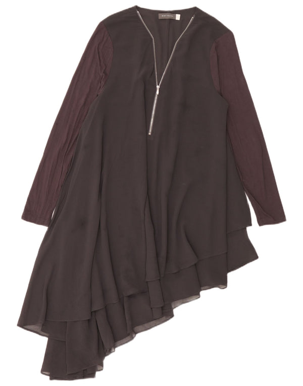Γυναικείο ασύμμετρο φόρεμα MINT VELVET UK 16 Large Grey Colourblock