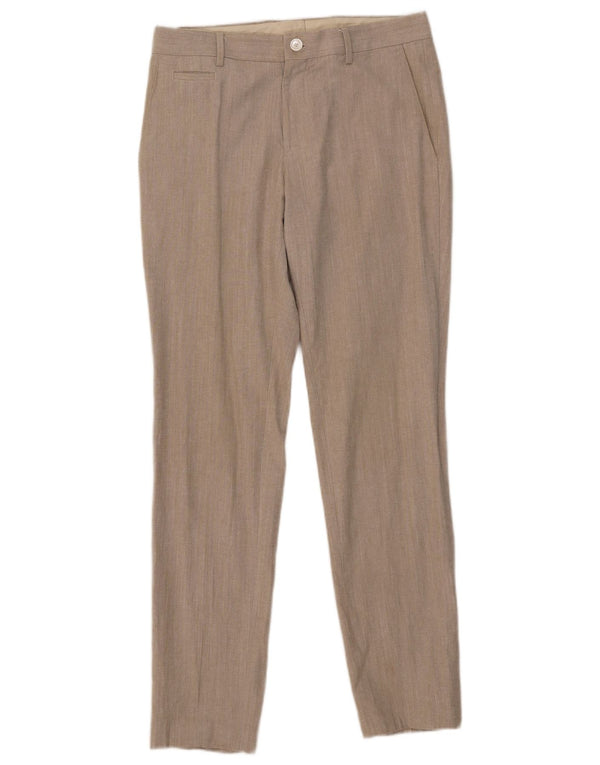 HUGO BOSS Ανδρικό παντελόνι Chino IT 46 Small W30 L31 Beige βαμβακερό