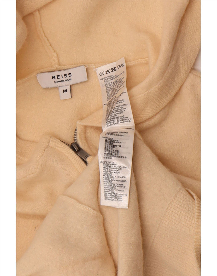 Γυναικείο πουλόβερ ζακέτας Reiss Crop UK 12 Medium Off White Wool
