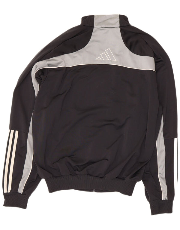 Adidas Mens Graphic Tracksuit Top Jacket UK 40/42 Medium Black Colourblock