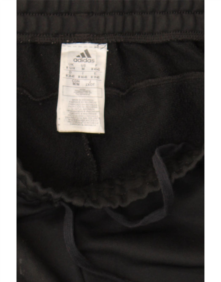 Γυναικεία αθλητική φόρμα Adidas Παντελόνι Joggers UK 12/14 Μεσαίο μαύρο πολυεστέρα