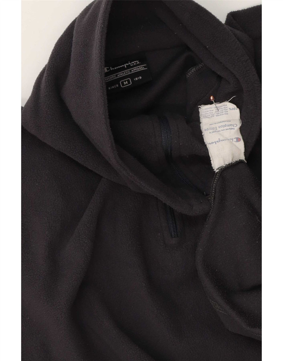Champion Ανδρικό φερμουάρ Fleece Jumper Medium Grey Polyester