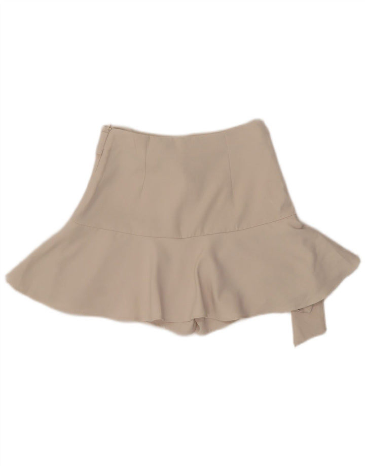 Zara Γυναικείο Skort UK 4 XS Beige Polyester