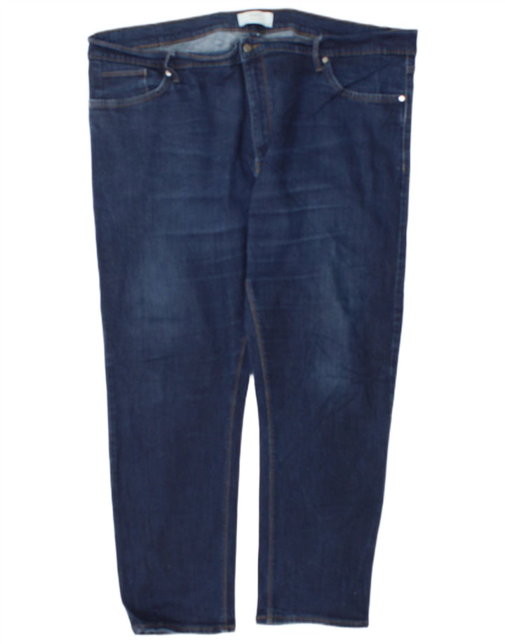 Marks & Spencer Ανδρικό τζιν κωνικό W44 L29 Navy Blue Cotton