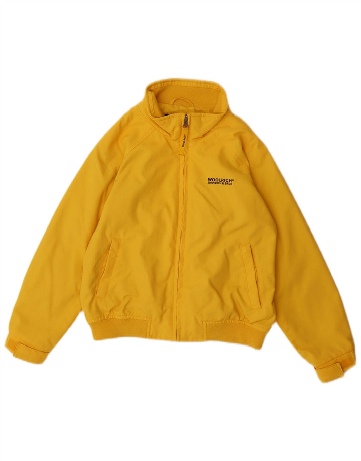 WOOLRICH Boys Bomber Jacket 7-8 Years Yellow Nylon