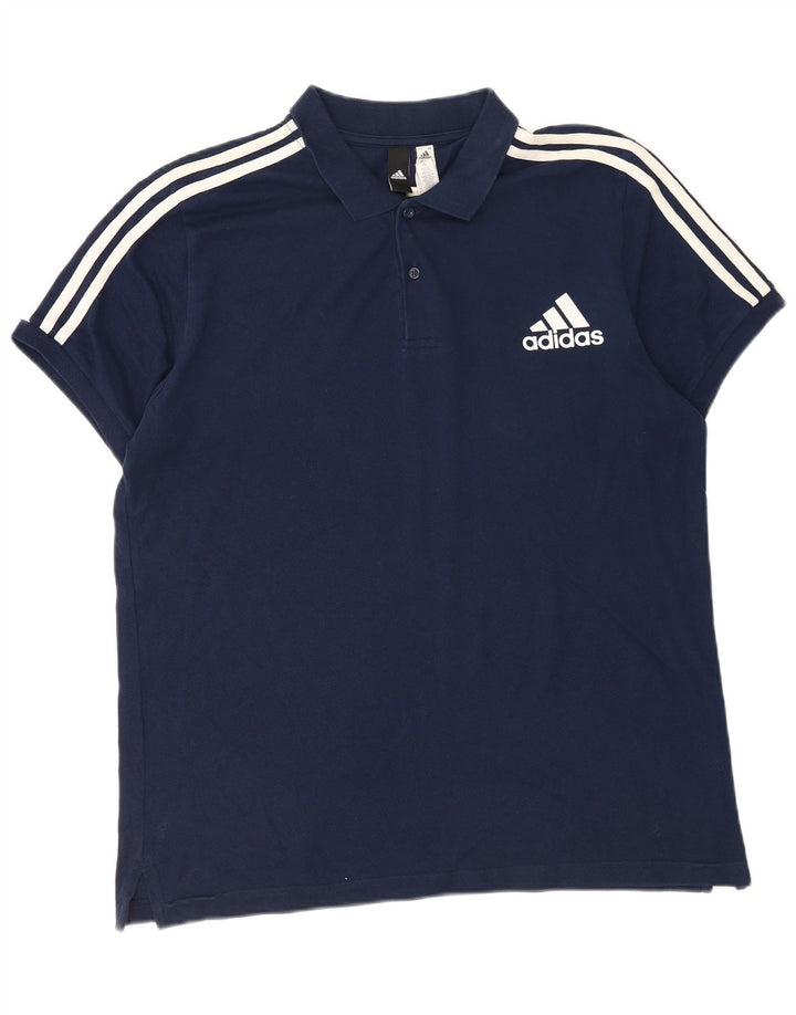 Ανδρικό πουκάμισο Adidas Polo XL Navy Blue