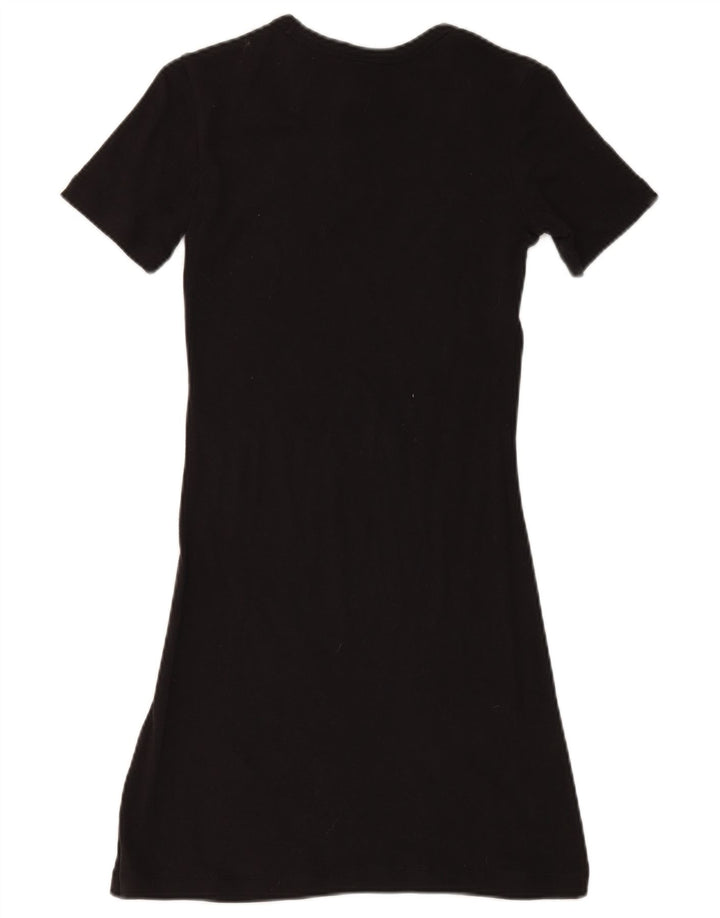 CHAMPION Womens T-Shirt Dress UK 12 Medium Black