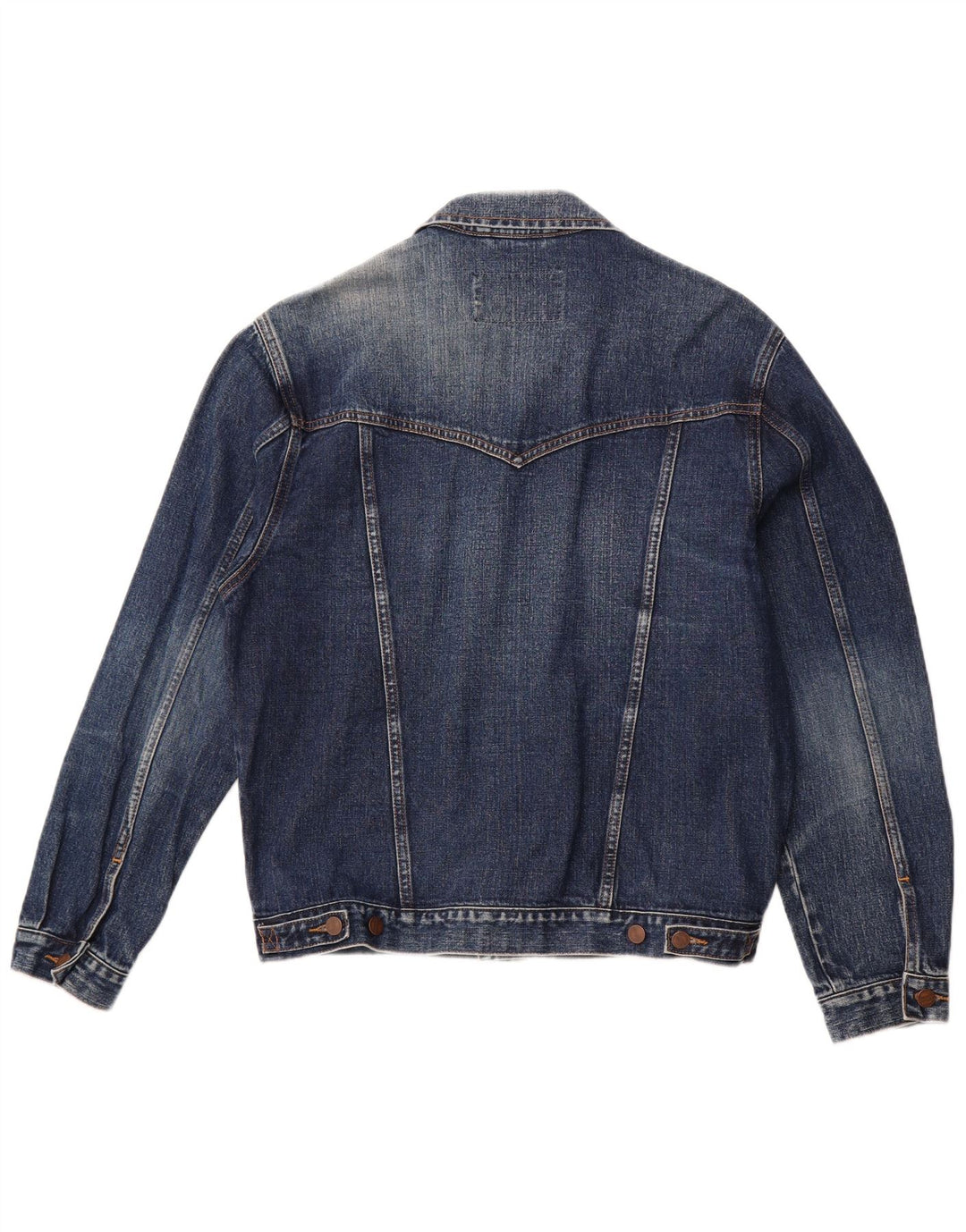 Ανδρικό τζιν μπουφάν WRANGLER Western Acid Wash UK 40 μεγάλο μπλε βαμβακερό