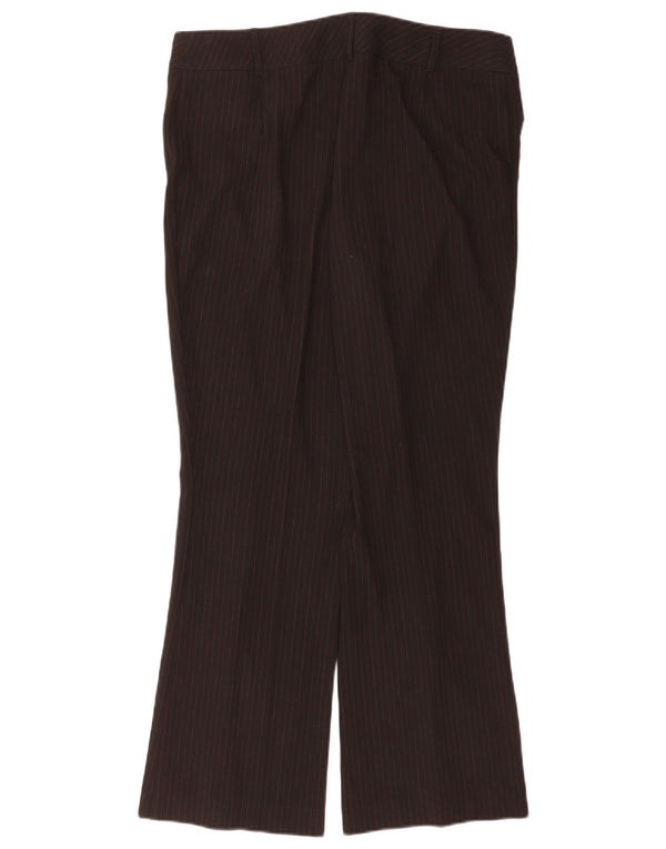 Γυναικεία Casual Παντελόνια Marks & Spencer UK 16 Large W34 L30 Black Pinstripe