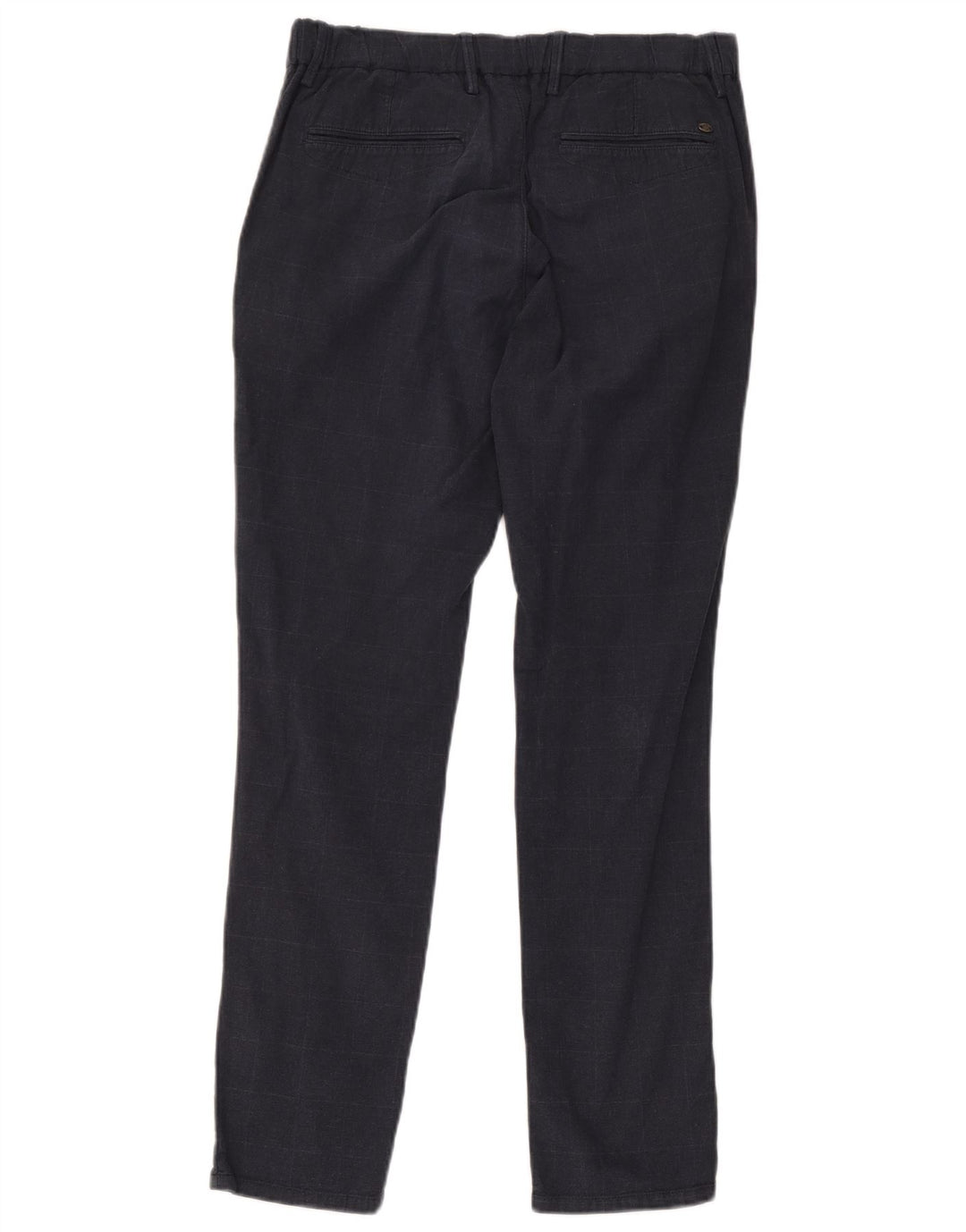 Massimo Dutti Ανδρικό παντελόνι Chino EU 42 Large W32 L29 Navy Blue Check