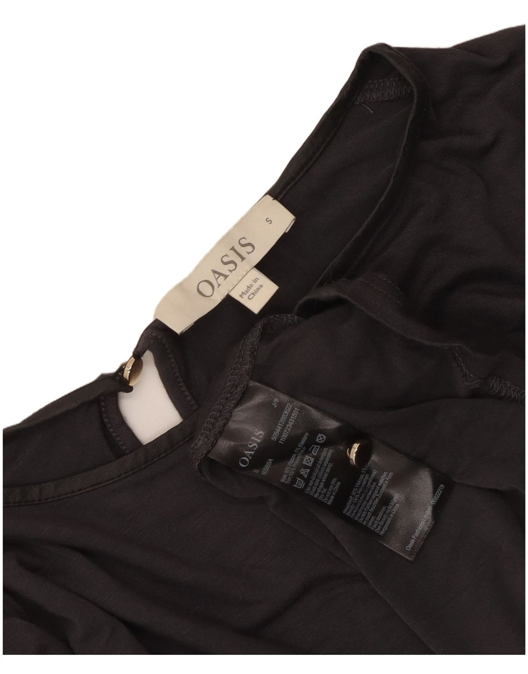 Γυναικεία μακρυμάνικη μπλούζα Oasis Top UK 10 Small Grey Viscose