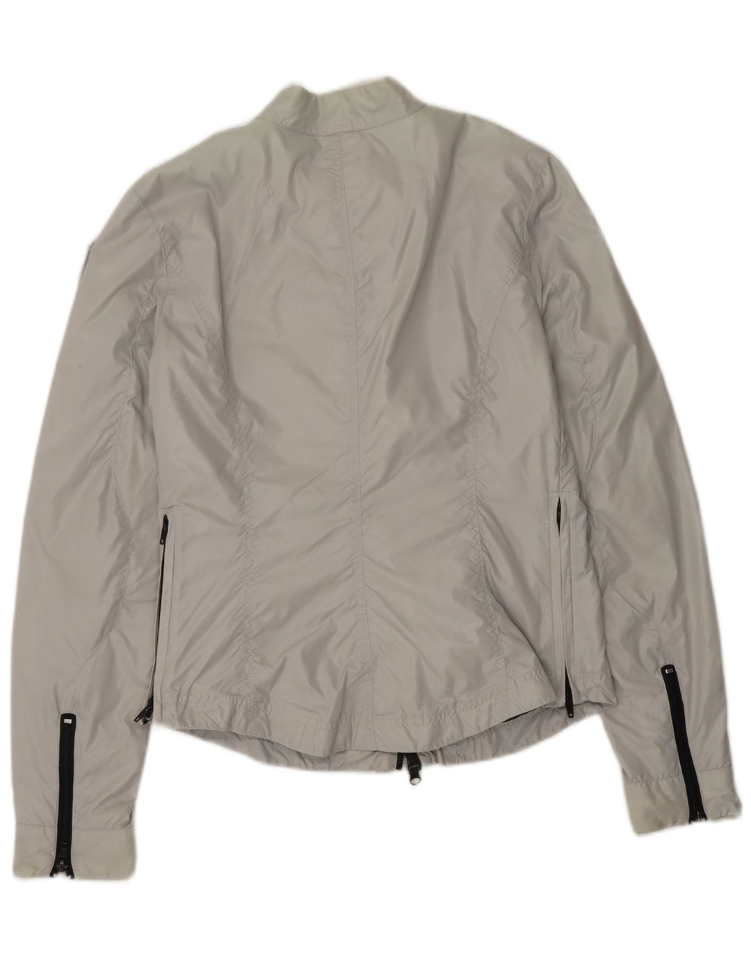 BLAUER Womens Utility Jacket UK 12 Medium Grey