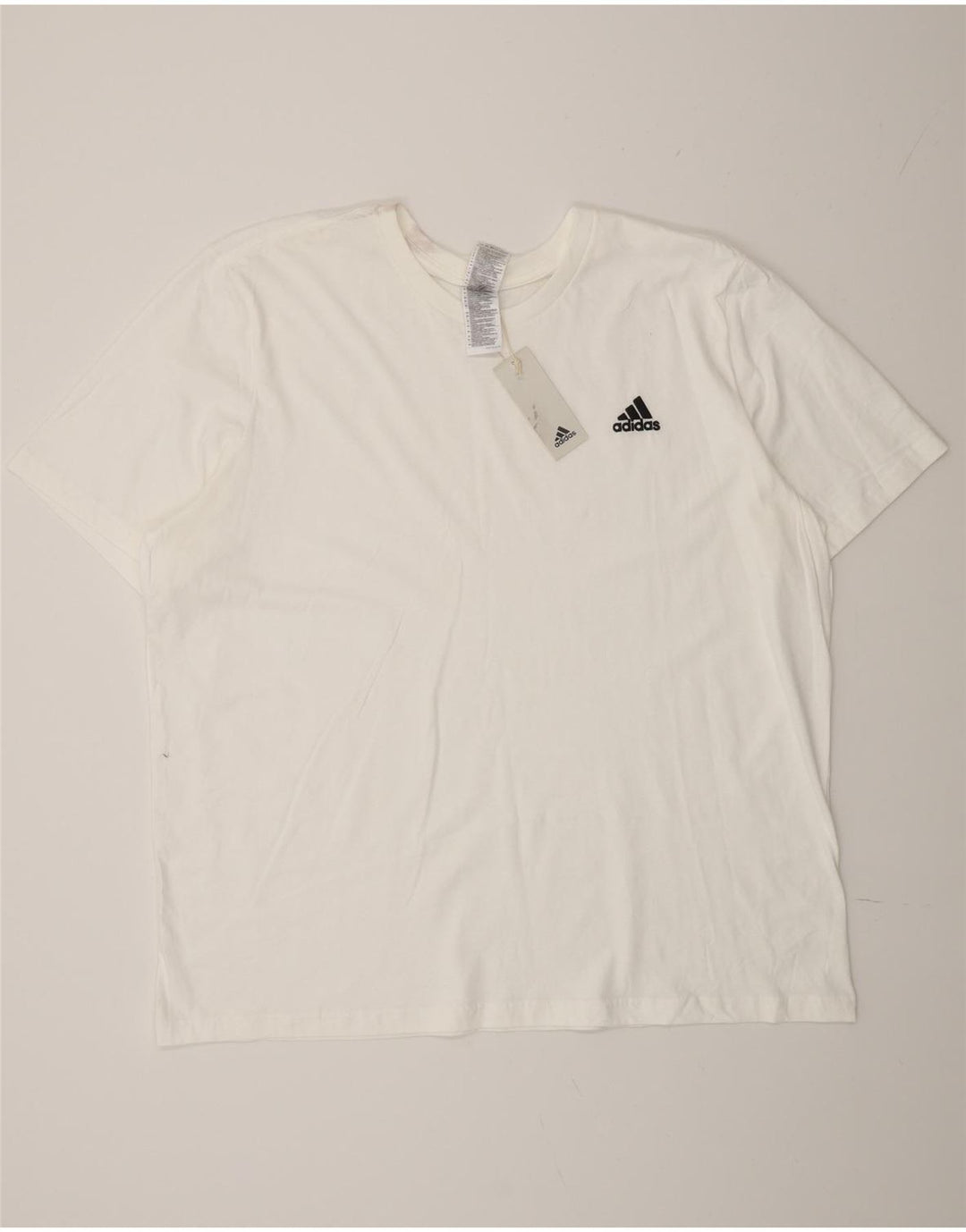 Ανδρικό T-Shirt Adidas Top 2XL Λευκό βαμβακερό