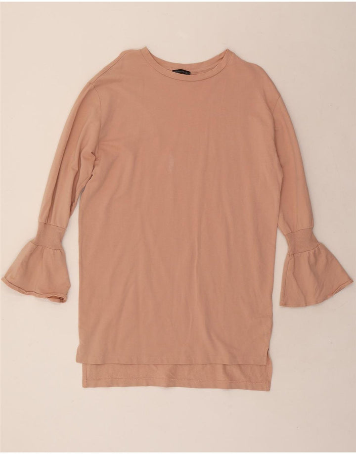 ZARA Womens Oversized Jumper Dress UK 14 Medium Pink Vintage Zara and Second-Hand Zara from Messina Hembry 