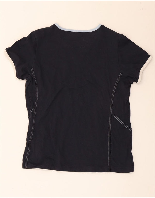 Champion γυναικείο T-shirt Easy Fit Top UK 14 Large Navy Blue από βαμβάκι