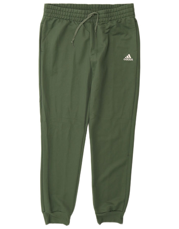 Γυναικεία αθλητική φόρμα ADIDAS Παντελόνι Joggers UK 16/18 Large Khaki Polyester