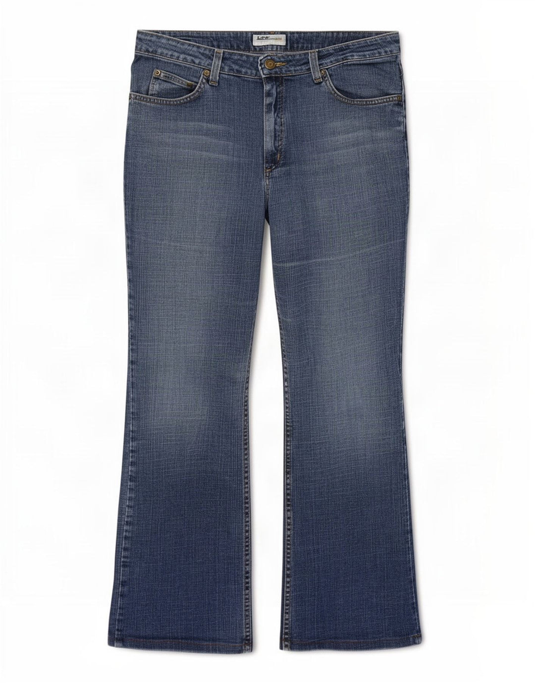 Lee Womens Cameron Bootcut Jeans W36 L28 Μπλε βαμβακερό