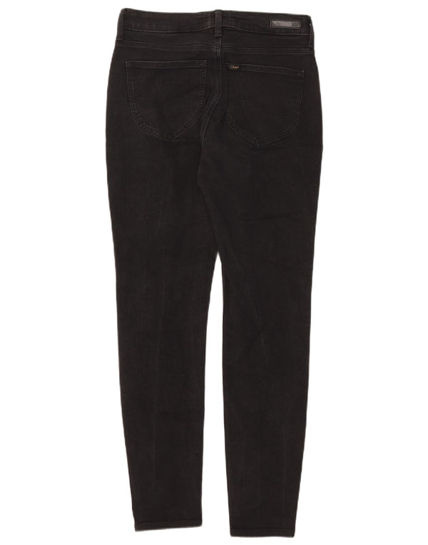 Lee Womens Scarlett High Skinny Jeans W31 L28 Μαύρο βαμβακερό