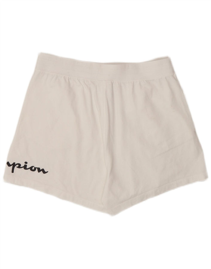 Champion Γυναικεία γραφικά αθλητικά σορτς UK 12 Medium White