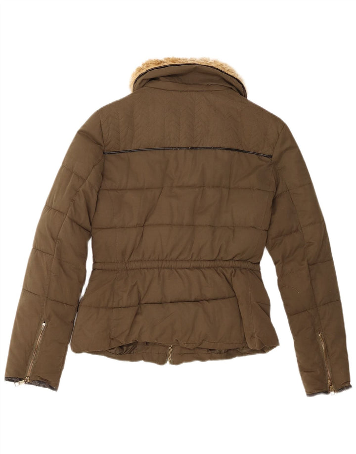Zara Γυναικείο μπουφάν UK 6 XS Khaki