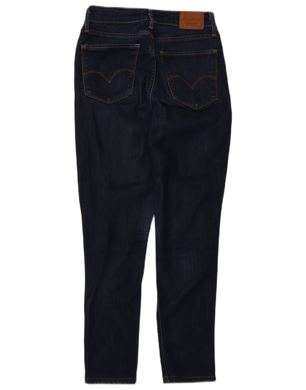 Levi's Womens 721 High Rise Skinny Jeans W27 L30 Navy Blue Lyocell