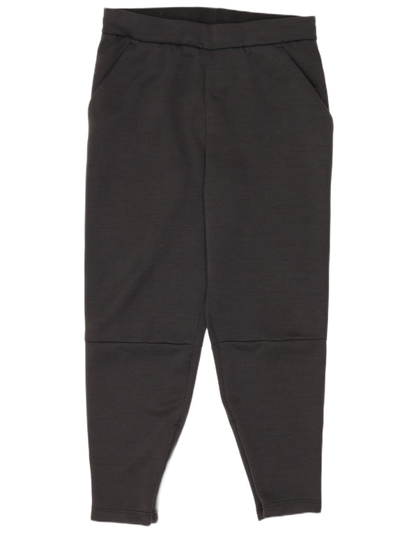 Γυναικεία αθλητική φόρμα Adidas Παντελόνι Joggers UK 14 Μεγάλο μαύρο βαμβακερό