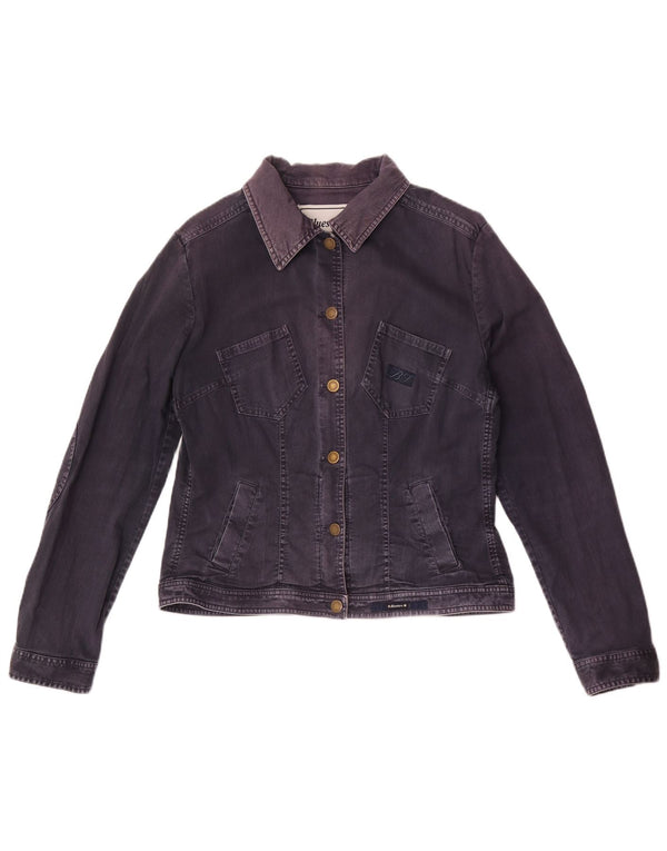 Bluestars Γυναικείο Τζιν Μπουφάν UK 16 Large Navy Blue Cotton