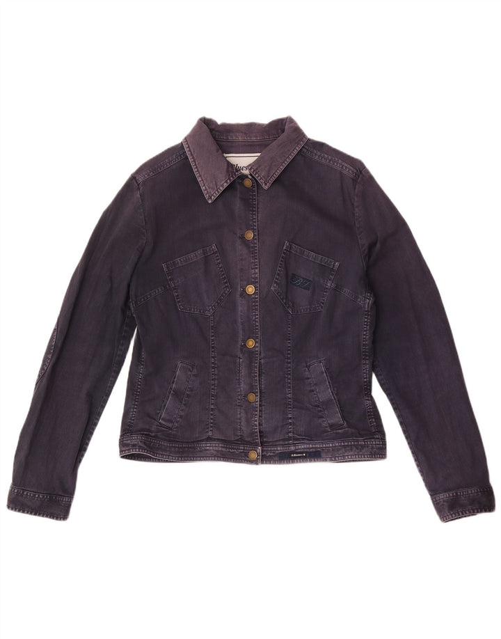 Bluestars Γυναικείο Τζιν Μπουφάν UK 16 Large Navy Blue Cotton