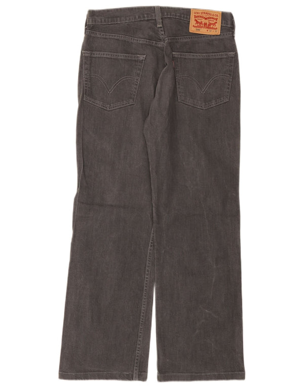 Levi's Mens 506 Straight Jeans W32 L28 Γκρι βαμβακερό