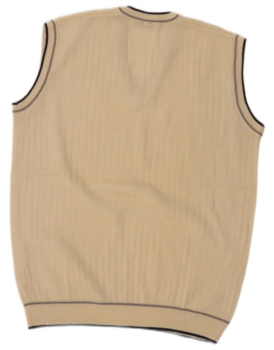 Vintage ανδρικό γιλέκο Tank Top IT 52 Μεγάλο Μπεζ Πολυακρυλικό