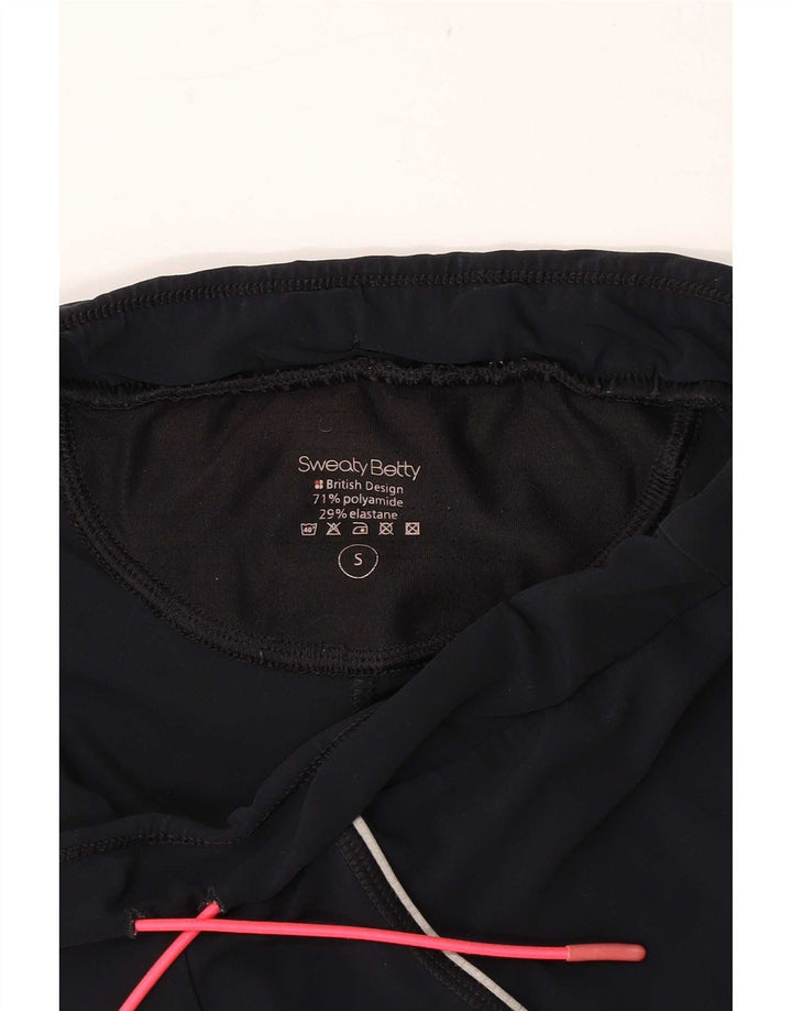 Sweaty Betty Γυναικεία Κάπρι Κολάν Μικρό Μαύρο Πολυαμίδιο