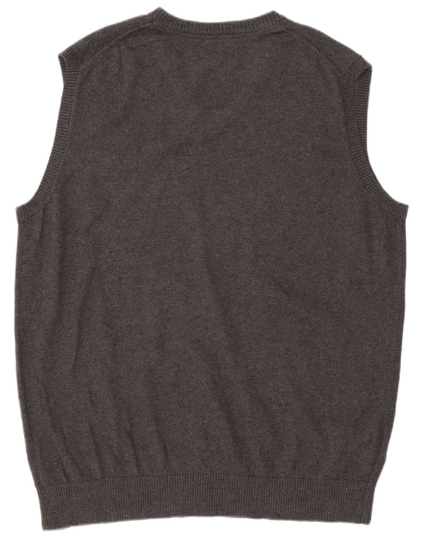 Eddie Bauer Ανδρικό γιλέκο Tank Top Μεγάλο γκρι βαμβακερό