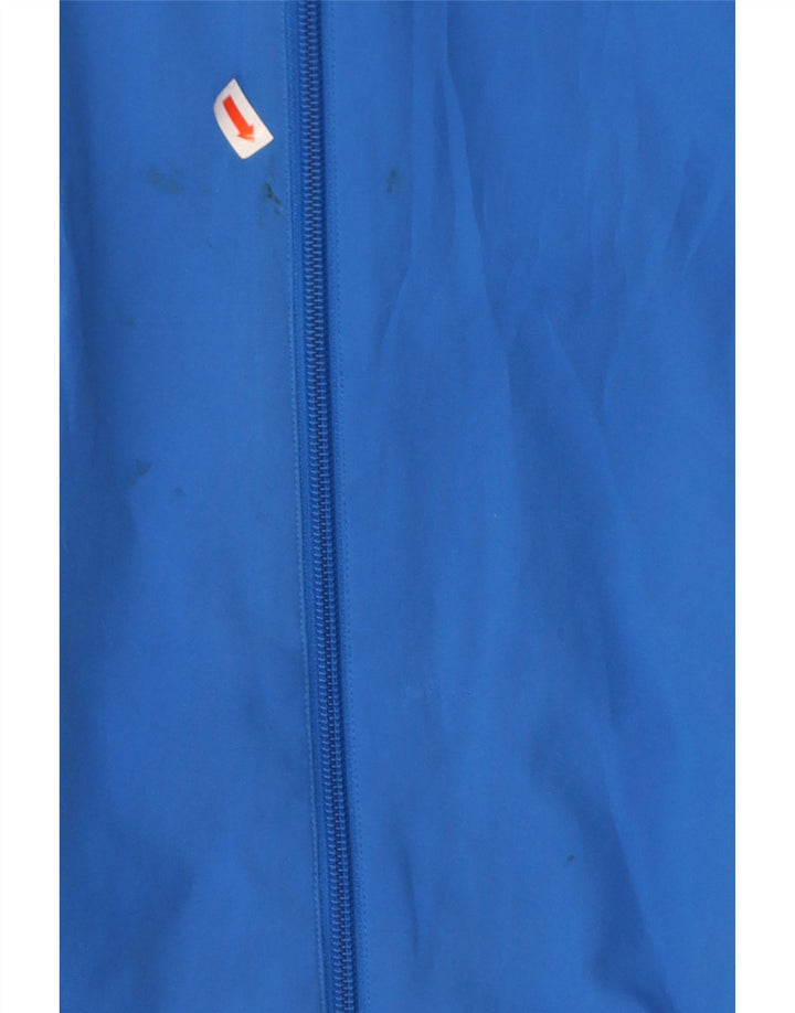 PUMA Mens Graphic Tracksuit Top Jacket Medium Blue Colourblock Polyester