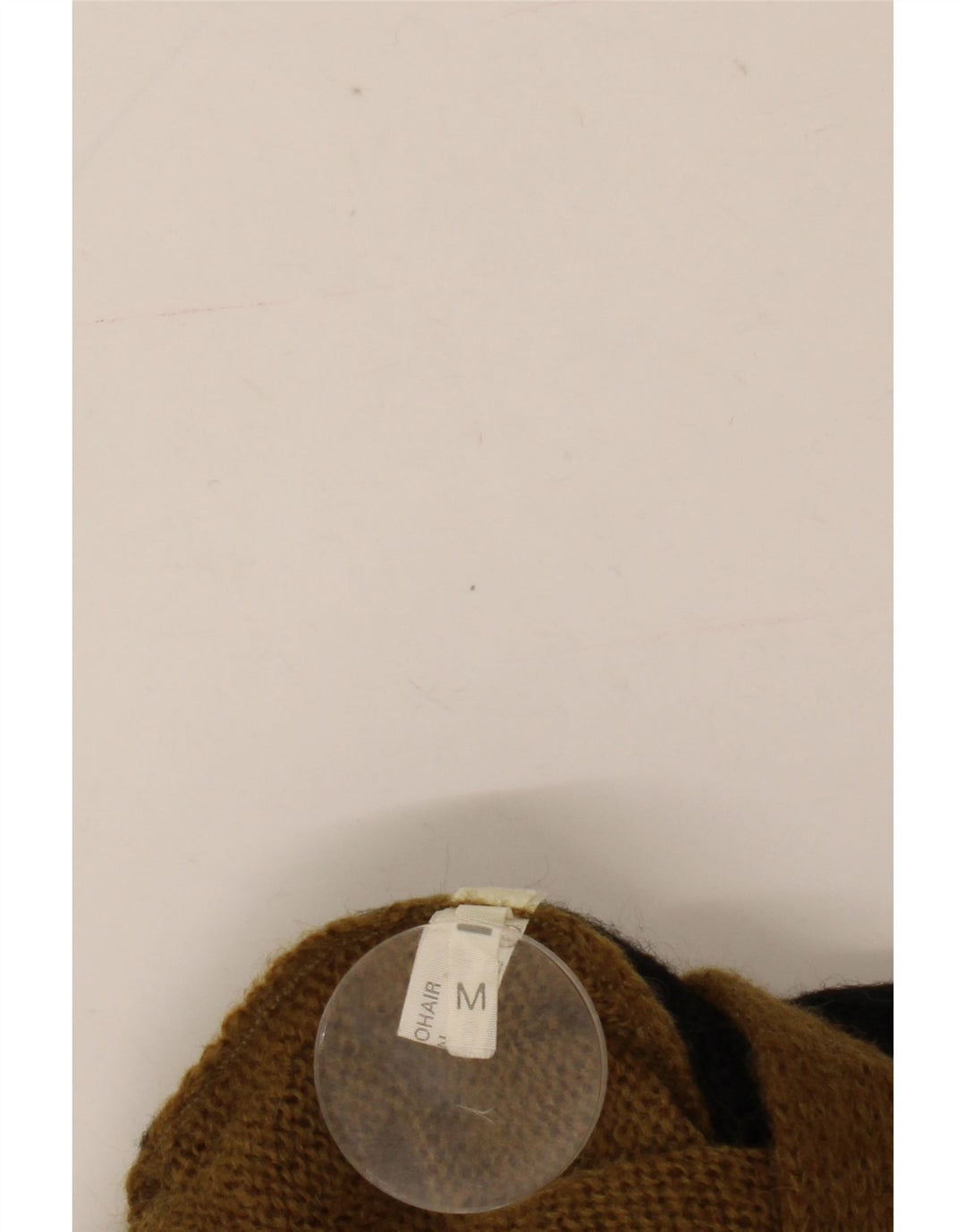 VINTAGE Γυναικείο πουλόβερ με λαιμόκαυστο UK 14 Medium Black Colourblock