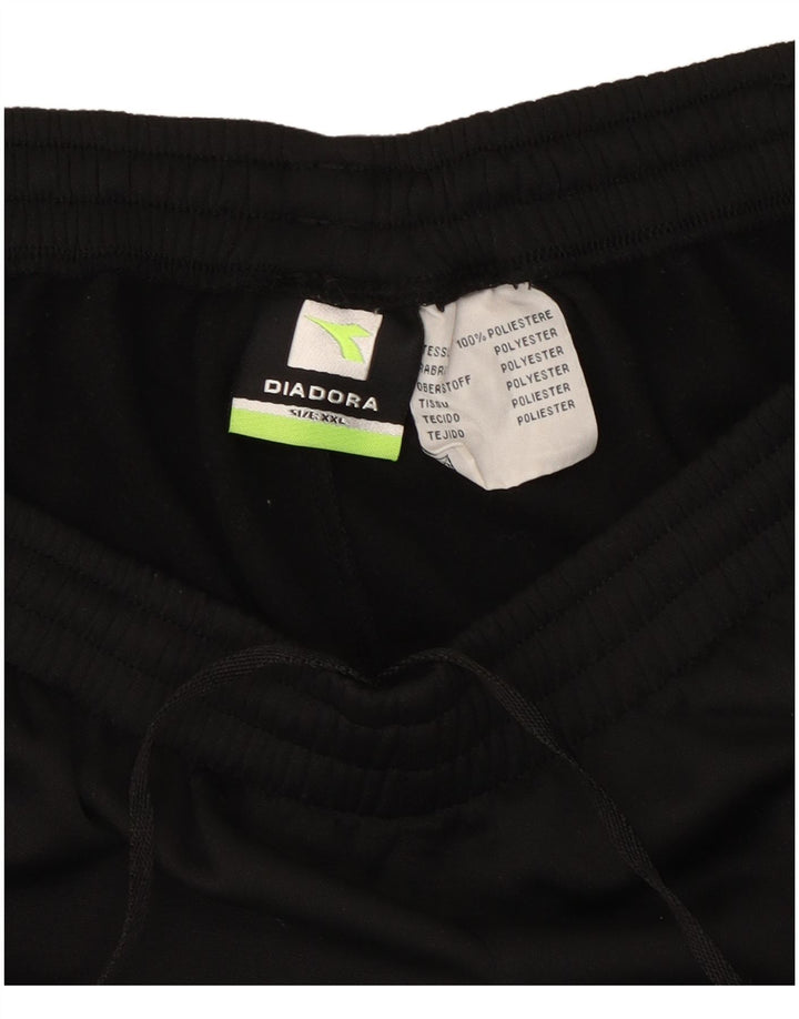 Ανδρικό αθλητικό σορτς Diadora 2XL μαύρο πολυεστέρα