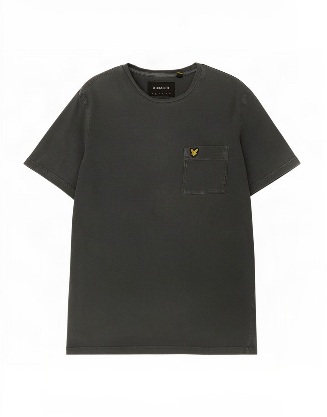 Lyle & Scott Ανδρικό T-Shirt Top Μικρό Γκρι βαμβακερό