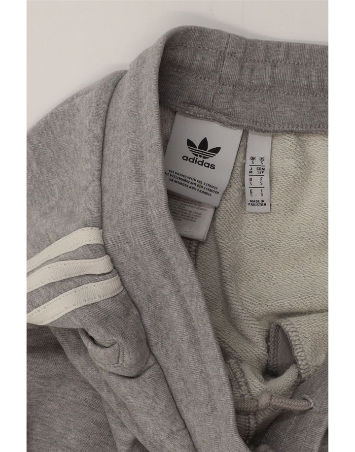 Ανδρική φόρμα ADIDAS Παντελόνι Joggers Μικρό Γκρι Βαμβακερό