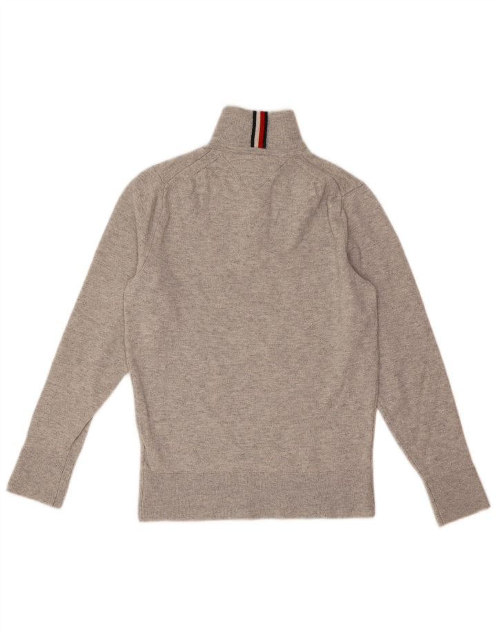 Ανδρικό πουλόβερ με φερμουάρ Tommy Hilfiger XS Γκρι μαλλί