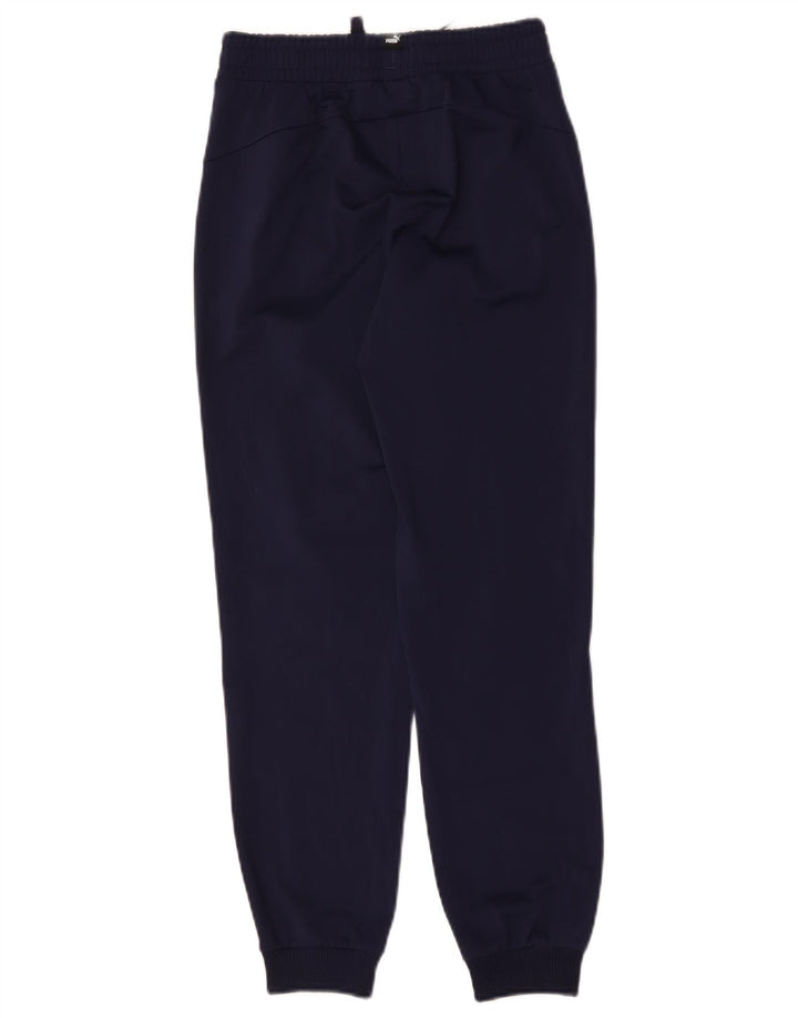 Puma Boys αθλητική φόρμα παντελόνι Joggers 11-12 ετών Navy Blue Polyester