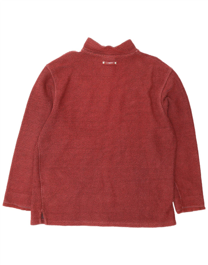 WEIRD FISH Ανδρικό φούτερ με φερμουάρ Jumper XL Maroon Cotton