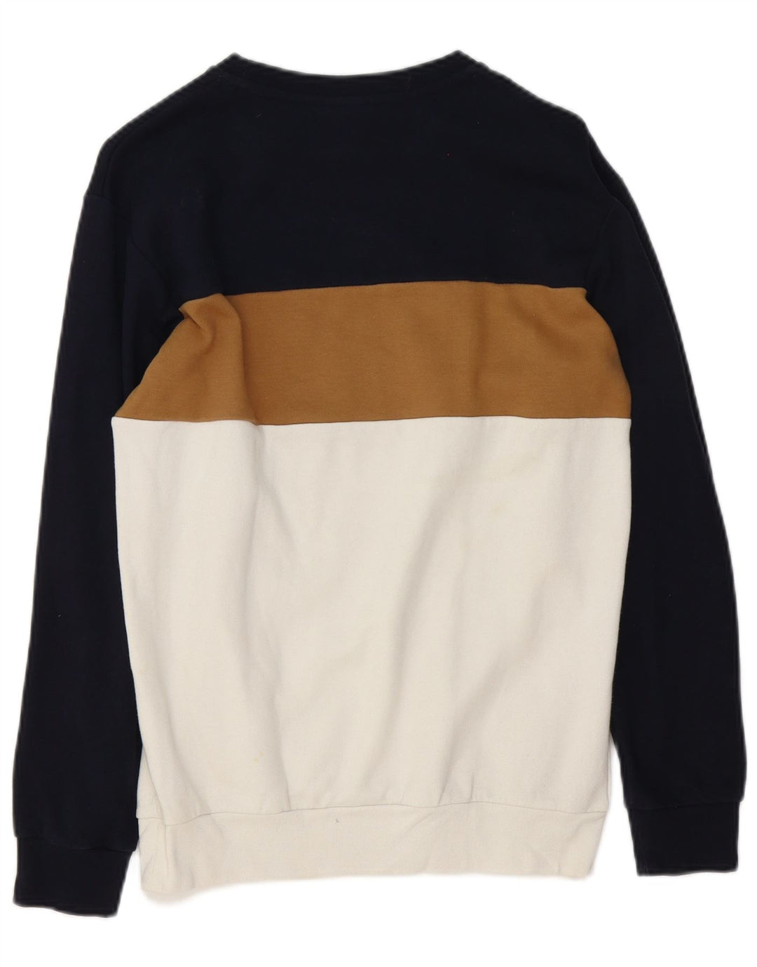 Ανδρικό φούτερ Zara Jumper Small White Colourblock Βαμβακερό