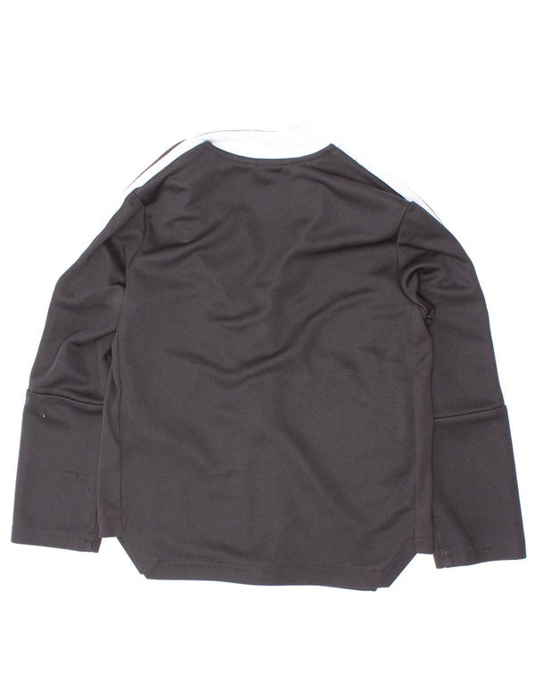 Adidas Boys Aeroready αθλητική φόρμα τοπ μπουφάν 5-6 ετών Μαύρο Colourblock
