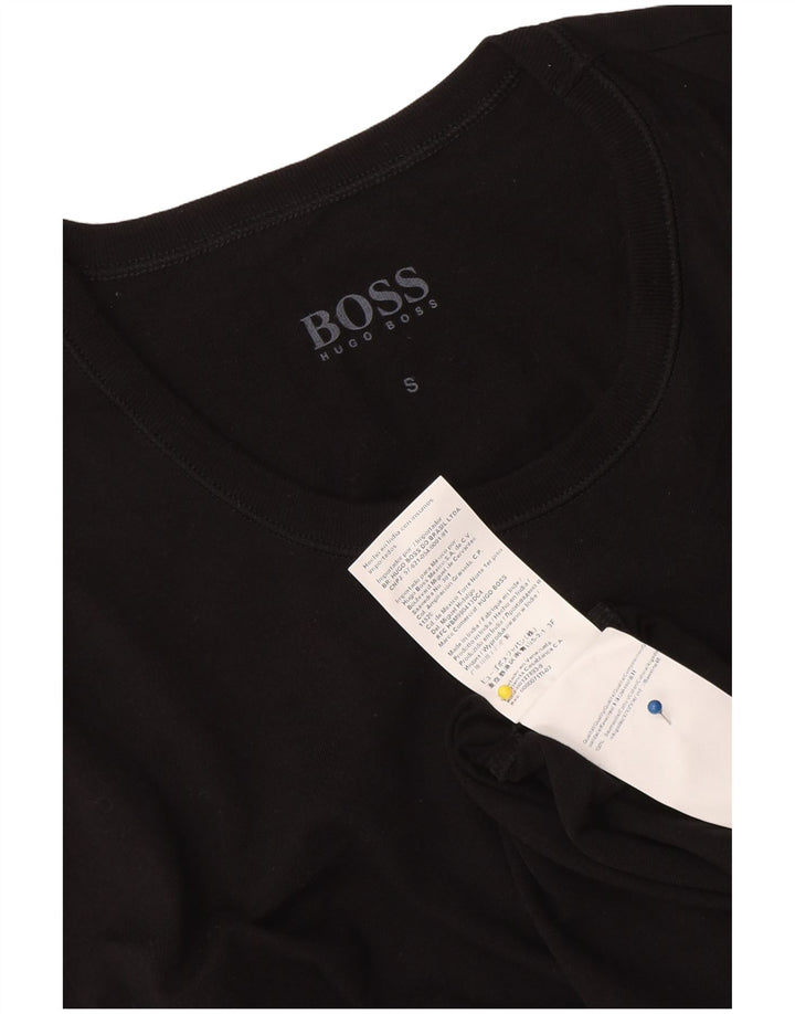 Ανδρικό T-Shirt Hugo Boss Top Μικρό μαύρο βαμβακερό