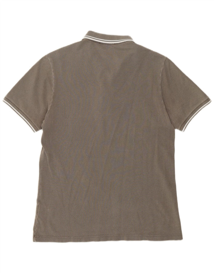 Fred Perry Ανδρικό Πόλο Μπλουζάκι Μεσαίο Γκρι βαμβακερό