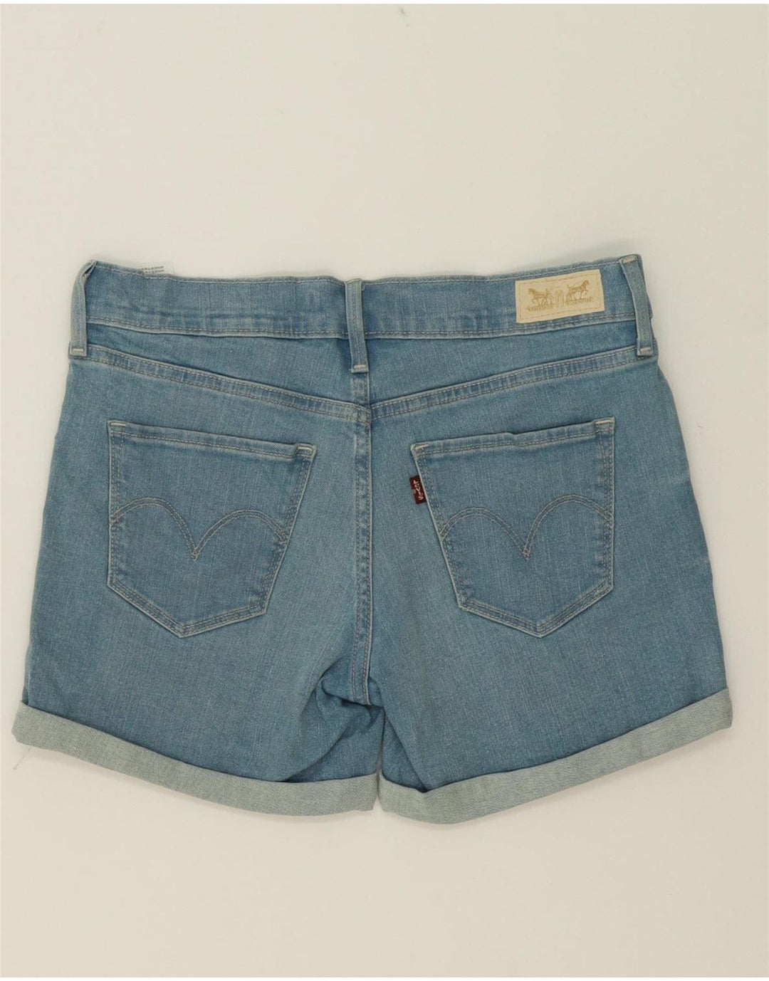 LEVI'S Womens Denim Shorts W32 Large Blue Cotton Vintage Levi's and Second-Hand Levi's from Messina Hembry 
