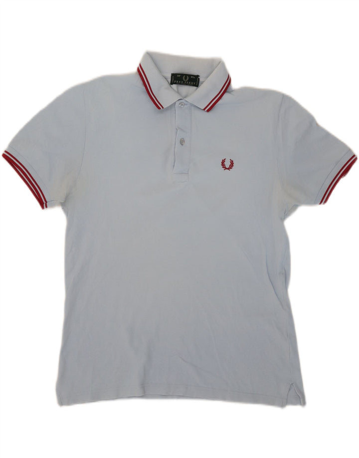 FRED PERRY Ανδρικό Πόλο Μπλουζάκι Μικρό Μπλε Βαμβακερό